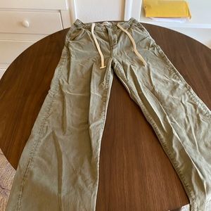 Paige brand Carly High-Rise Cropped Wide-leg Jeans